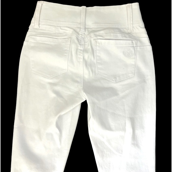 LAURIE FELT SILKY CURVE SKINNY WHITE JEANS WITH VITAL STRETCH TECHNOLOGY XXS - Picture 6 of 16
